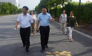 曹振雷主任考察南海西樵衛生用品產業集群地，參觀廣東昱升龍頭企業